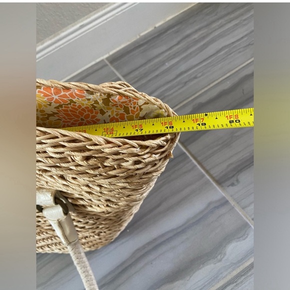 Woven straw tote bag - Picture 4 of 9